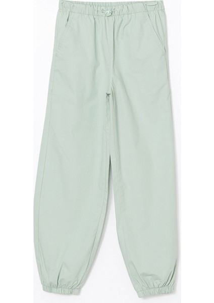 Yeni Sezon Beli Lastikli Kiz Cocuk Jogger Pantolon - S5II82Z4