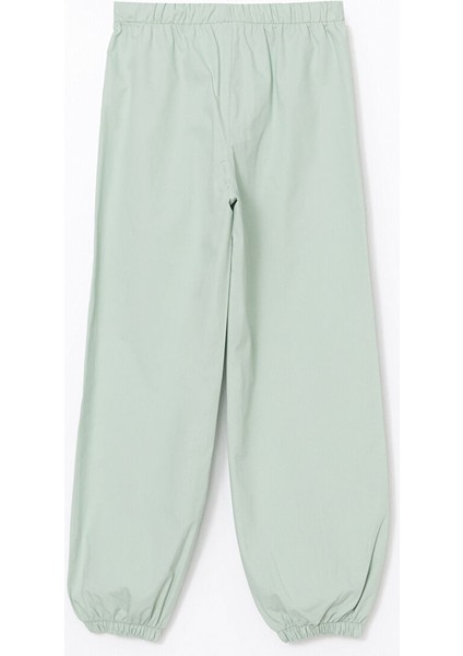Yeni Sezon Beli Lastikli Kiz Cocuk Jogger Pantolon - S5II82Z4