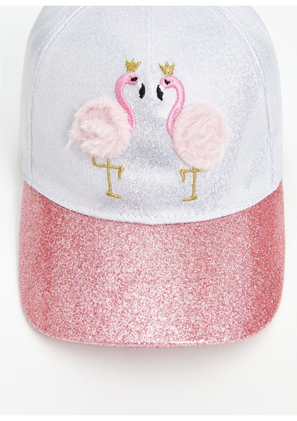 Yeni Sezon Flamingo Nakisli Kiz Cocuk Kep Sapka - S53057Z4 fiyatları