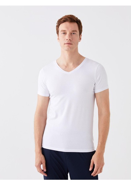 V Yaka Kısa Kollu Erkek Atlet fiyatları