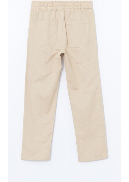 Yeni Sezon Beli Lastikli Keten Karisimli Erkek Cocuk Pantolon - S58703Z4 fırsatları
