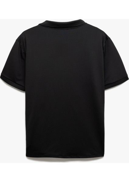 Yeni Sezon Kısa Kollu Regular Fit Basic Polo Yaka Spor Tişört fırsatları