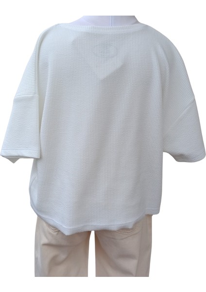 Kız Çocuk Dijital Baskılı Kaşkorse Kumaş Beyaz Bluz indirimleri