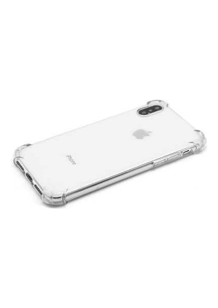 Apple iPhone x Kılıf Şeffaf Sert Korumalı Nitro Anti Shock Silikon