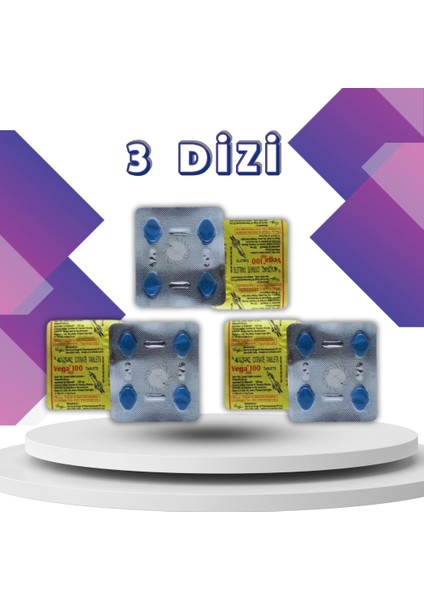 Orjinal Vega 100 Mg 4'lü 3 Paket Etki Garantili Hap Performans Takviye CIALİSHAP30 Cobra1 Hap COBRA_130 Hap CIALİS20 Büyütüc^ü Géciktirici2 Sertleştirici2 Kaldırıcı