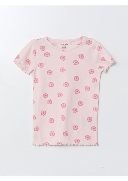 Yeni Sezon Bisiklet Yaka Kiz Bebek Sortlu Pijama Takimi - S5BL45Z1