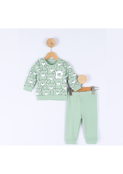 Erkek Bebek 9-24 Ay Ayılı Erkek Takım modelleri