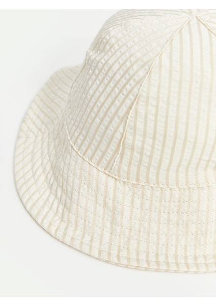 Yeni Sezon Kiz Bebek Cizgili Bucket Sapka - S5CC70Z1 indirimleri
