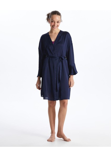 Şal Yaka Düz Saten Kadın Sabahlık (S4) modelleri