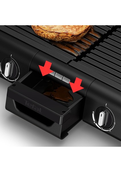 Bbq Family Elektrikli Masaüstü Izgara TG800N10 - Siyah/gümüş