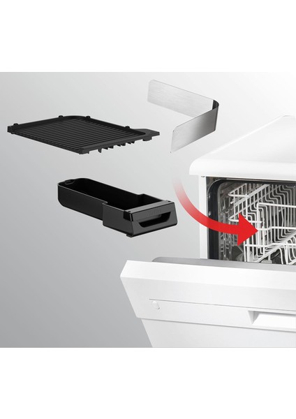 Bbq Family Elektrikli Masaüstü Izgara TG800N10 - Siyah/gümüş