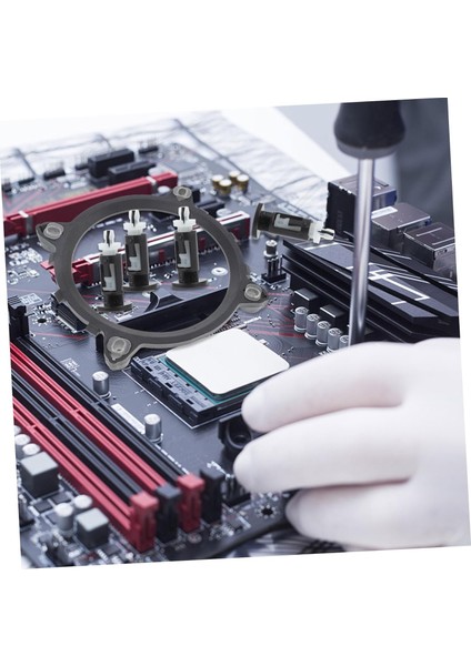 Intel Işlemci Fan Tırnağı Işlemci Ayağı 4 Adet Lga 775,1136,1150,1151,1155,1156,2011 Soket Tırnak Cpu Soğutucu Fan Klipsi Vida Hızlandırıcı Soket Uyumlu 1 Takım 4'lü