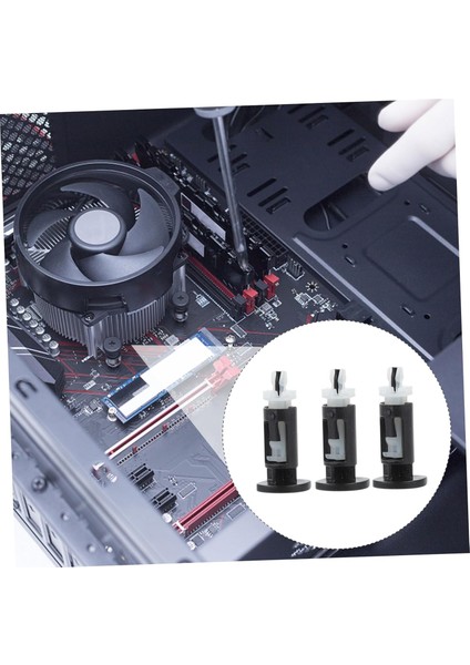 Intel Işlemci Fan Tırnağı Işlemci Ayağı 4 Adet Lga 775,1136,1150,1151,1155,1156,2011 Soket Tırnak Cpu Soğutucu Fan Klipsi Vida Hızlandırıcı Soket Uyumlu 1 Takım 4'lü