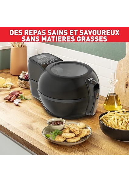 Actifry & Grill Genius - 1.2 kg Kapasite, 9 Otomatik Menü, Döküm Demir Izgara