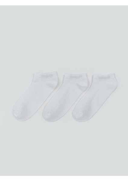 Yeni Sezon Basic Kiz Cocuk Patik Corap 3'lu - S5M873Z4