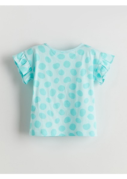 Yeni Sezon Daisy Duck Baskili Kiz Bebek Sortlu Pijama Takimi - S5H455Z1