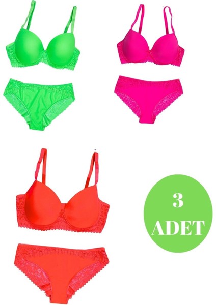 Murays Kadın 3 Lü C Cub Sütyen Takım