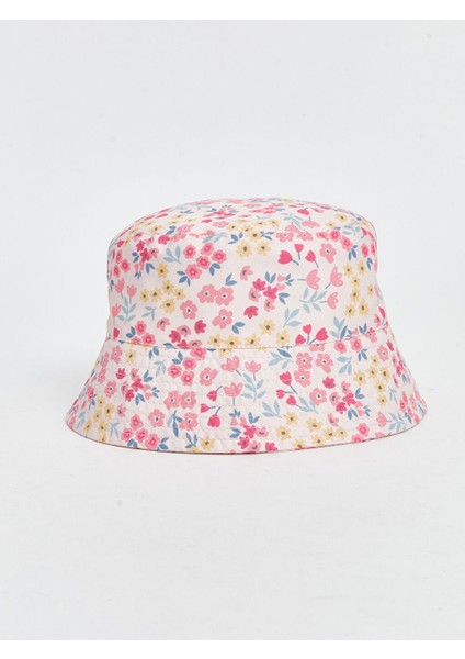 Yeni Sezon Cicek Desenli Kiz Bebek Bucket Sapka - S5AH28Z1