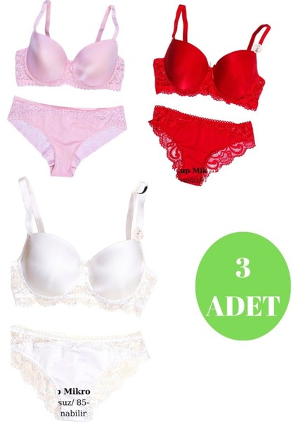 Murays Kadın 3 Lü C Cub Sütyen Takım