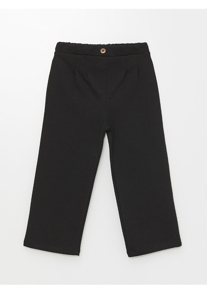 Yeni Sezon Beli Lastikli Kiz Bebek Basic Tayt Pantolon - S4LK50Z1