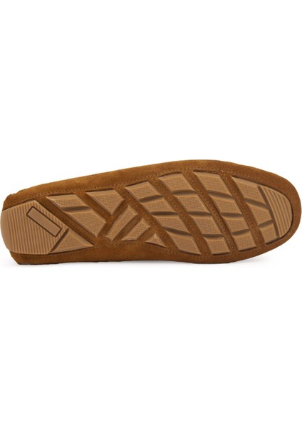 Hakiki Süet Kadın Loafer Ayakkabı 700908