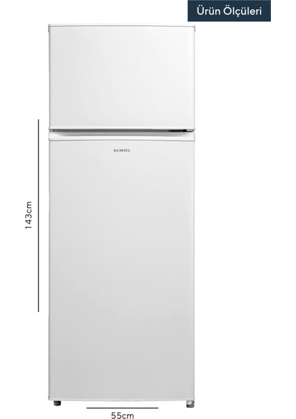 Çift Kapılı Buzdolabı 204L HTMF-210
