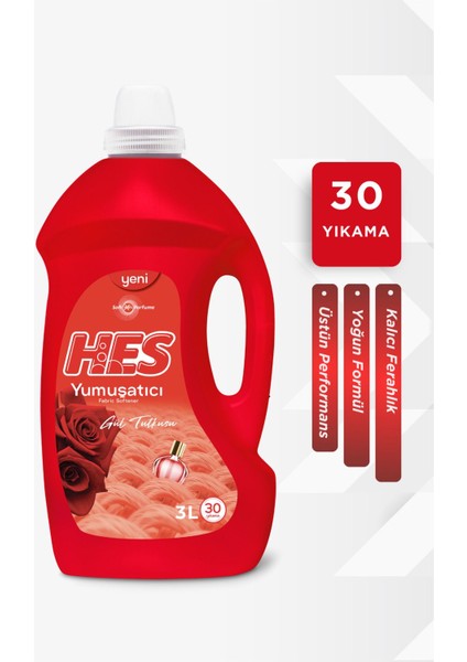 Yumuşatıcı Gül Tutkusu 3 Lt