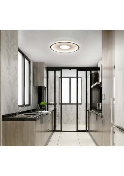 Plafonia Orta Işıklı Tavan Plafonyer Led Avize modelleri