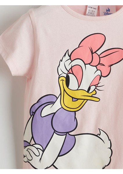 Yeni Sezon Daisy Duck Baskili Kiz Bebek Sortlu Pijama Takim - S5H431Z1