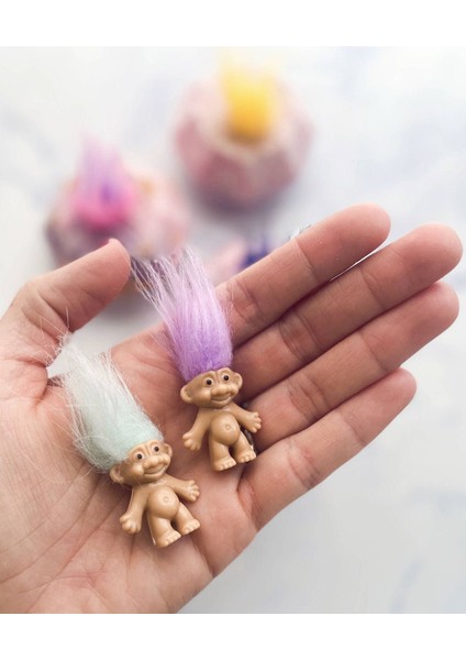 Mini Troll Nostalji Bebeği, Koleksiyonluk Figür, Dekoratif Süs, Nostalji Oyuncak fırsatları