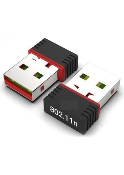 USB Wifi Adaptörü Kablosuz Wifi Internet Alıcı Ağ Kartı Masaüstü Bilgisayar Pc 300 Mbps 802.11N RTL8188FTV Wifi Dongle Kablosuz Internet Alıcı