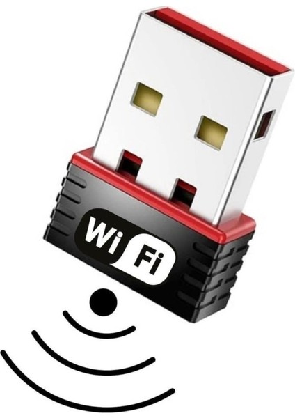 USB Wifi Adaptörü Kablosuz Wifi Internet Alıcı Ağ Kartı Masaüstü Bilgisayar Pc 300 Mbps 802.11N RTL8188FTV Wifi Dongle Kablosuz Internet Alıcı