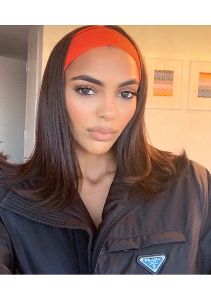 Turuncu Geniş Bandana