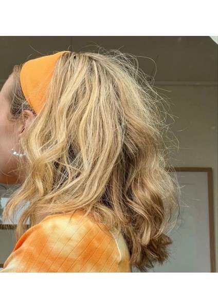 Turuncu Geniş Bandana fırsatları