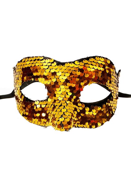 Payetli Venedik Balo Parti Maskesi Altın fiyatları