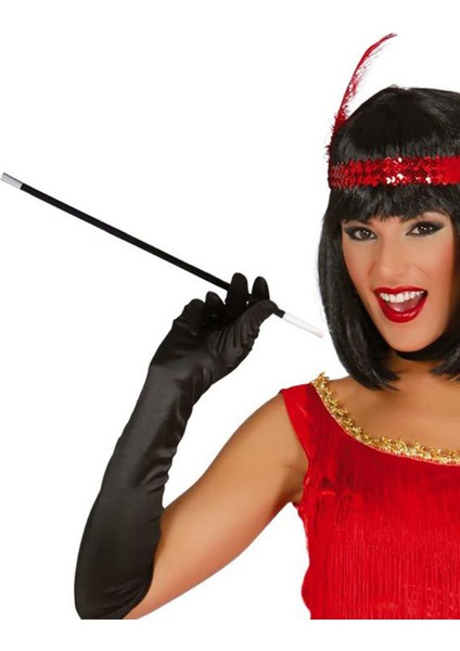 Kırmızı Retro Charliston Aksesuar Seti fiyatları