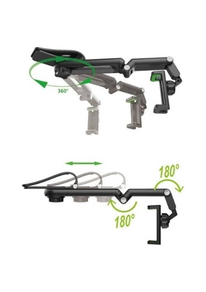 Pratik 1080° Dönebilen Çok Fonksiyonlu Telefon Tutucu CM- 103 modelleri
