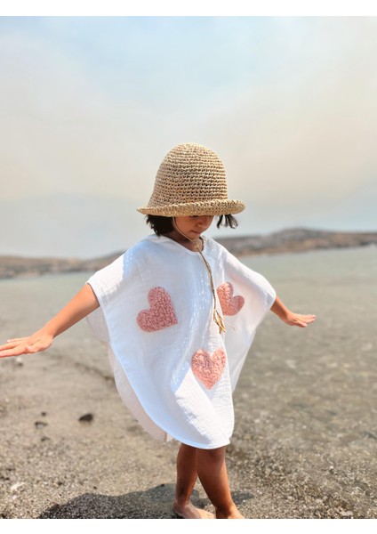 Dery Baby 2 Kat Müslin Çocuk Kalp Panço fiyatları