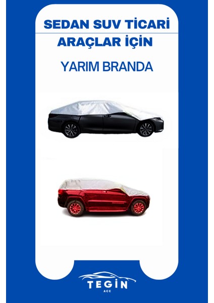 Ds Automobiles Ds 7 Crossback 2018 ve Sonrası Suv Uyumlu Solarblock Yarım Araba Brandası