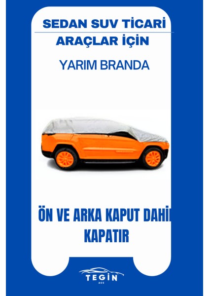 Ds Automobiles Ds 7 Crossback 2018 ve Sonrası Suv Uyumlu Solarblock Yarım Araba Brandası