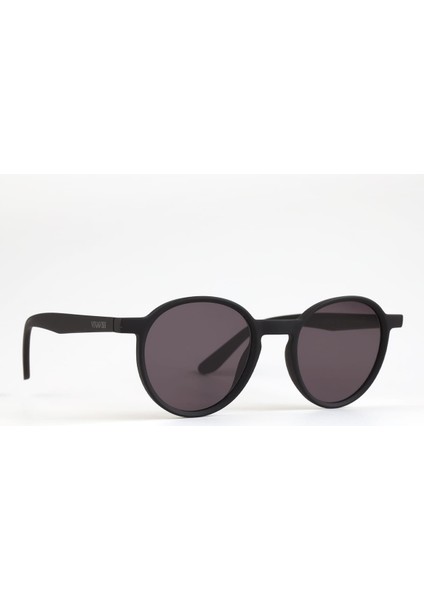 Luna 520-47 Unisex Güneş Gözlüğü Siyah Mat Çerçeve Siyah Cam fiyatları