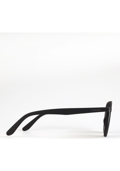 Luna 520-47 Unisex Güneş Gözlüğü Siyah Mat Çerçeve Siyah Cam modelleri