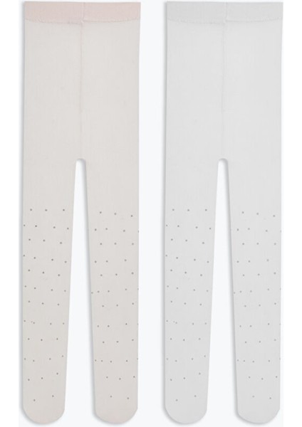Yeni Sezon Basic Kiz Bebek Kulotlu Corap 2'li - S51823Z1