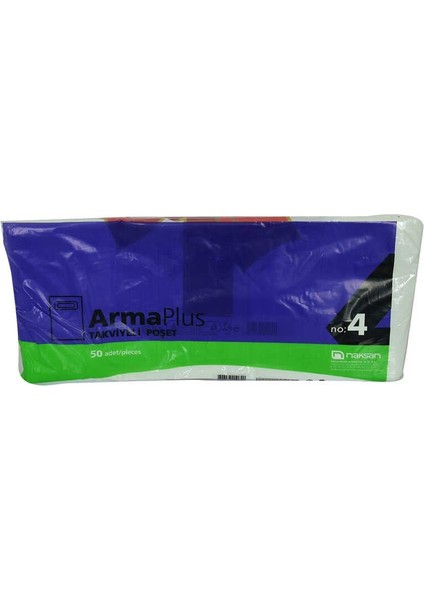 Armaplus Takviyeli Çanta Poşet Karma Desen Renk 40X50 50 Adet No: 4