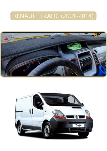 Renault Trafıc (2001-2014) Torpido Koruma Halısı - Bej Kenar