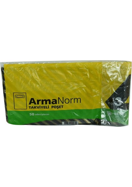 Armanorm Takviyeli Çanta Poşet Karma Desen Renk 42X32 50 Adet No:3