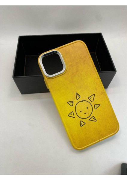 IPHONE 15 Özel Güneş Baskılı Lüks Silikon Kılıf