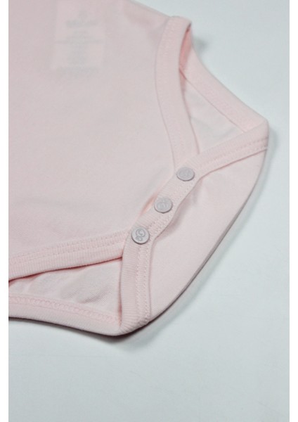 Organik Natural Basic Style Yarım Kol Body BS17103 Pembe modelleri