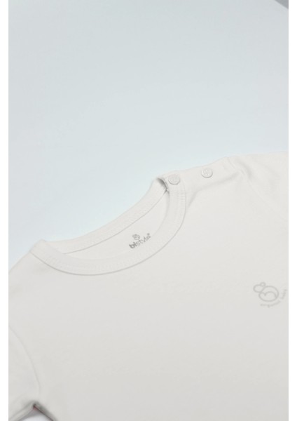 Organik Natural Basic Style Yarım Kol Body BS17103 Ekru fiyatları