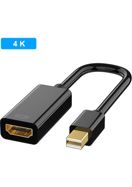 Mini Dp HDMI Kablosu 4K Mini Displayport Video Dönüştürücü Adaptör Erkek - Erkek/kadın Macbook Pro Air Mac Surface Pro Için Dönüştürücü Cabble